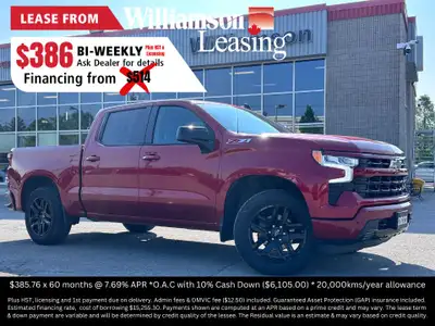 Leather, BackUp Camera, Bluetooth, Apple CarPlay / Android Auto, Heated Seats, 4X4, One Owner, Facto...