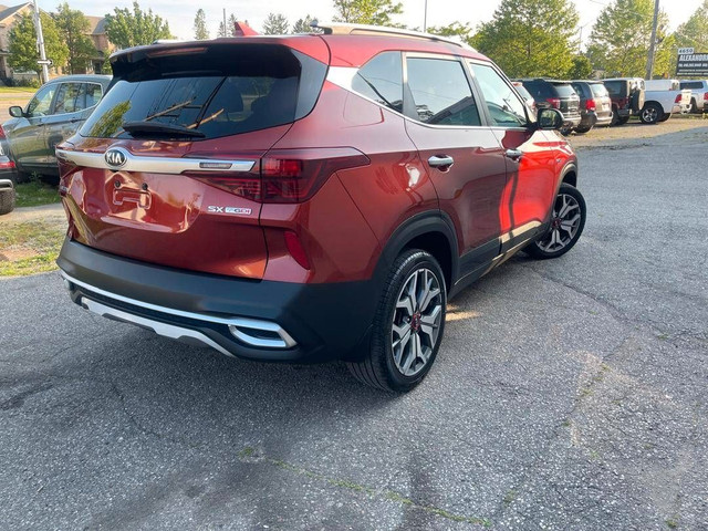 2021 Kia Seltos SX Turbo AWD T-GDI Leather Sunroof HTD/Cooling S in Cars & Trucks in City of Toronto - Image 4