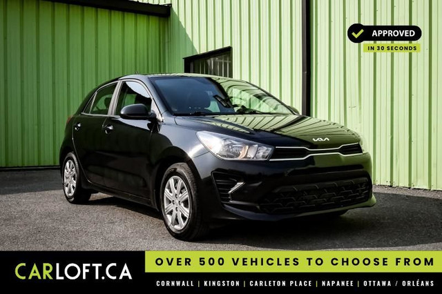 2022 Kia Rio 5-door LX+ • HEATED SEATS • APPLE CARPLAY • ANDROID in Cars & Trucks in Cornwall
