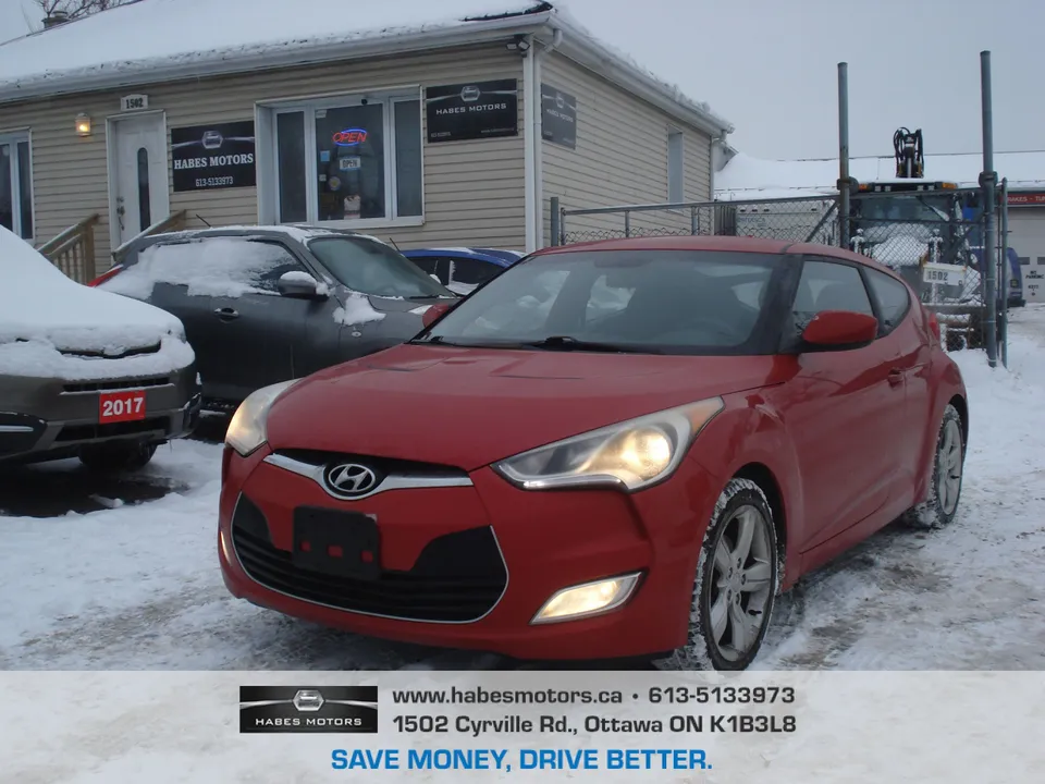 2014 Hyundai Veloster Cpe MT 170K, CERTIFIED+WRTY $8990