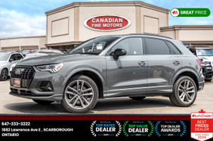 2022 Audi Q3 KOMFORT 45 TFSI | QUATTRO | PANO | CAM | HEATED SEATS |