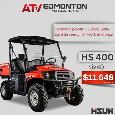 Limited Time Offer! November 19 - Dec.3 https://atvedmonton.com/collections/hisun-black-friday-aale...