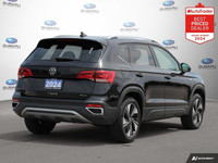 Recent Arrival! New Price! Deep Black Pearl 2024 Volkswagen Taos Comfortline AWD 7-Speed Automatic 1... (image 4)
