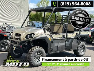 Kawasaki Mule Pro-FXT 1000 LE RANCH EDITION Superbe machine de travail 1000CC 6 passagers Rock Moto...