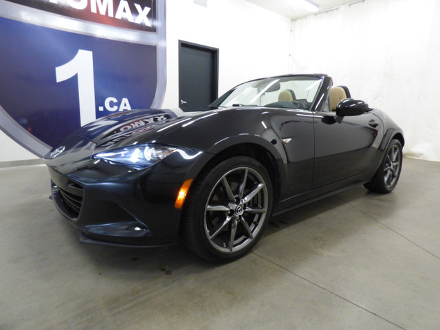 2016 MAZDA MX-5 GT, AUTO, CUIR, NAVI, CAMÉRA, DÉMARREUR!!! dans Autos et camions  à Ville de Montréal