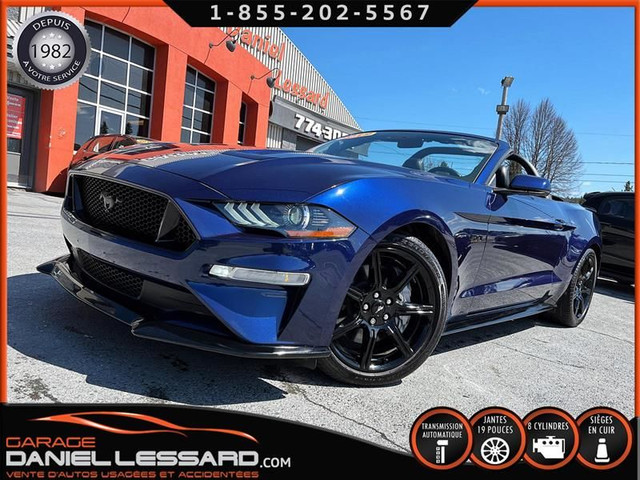 Ford Mustang GT V-8 CONVERTIBLE, AUTOMATIQUE, CUIR, GPS, 19'' 20 in Cars & Trucks in St-Georges-de-Beauce - Image 2