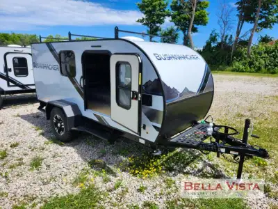 Braxton Creek Bushwhacker teardrop trailer 12ROK highlights: Outside Shower Blackstone Outside Gridd...