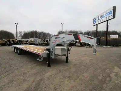 K-Trail Galvanized Beavertail Gooseneck Trailer 23,075 Lb is $33,615.00 ! Ord: 20196 - Ser: 2RYKGPM2...