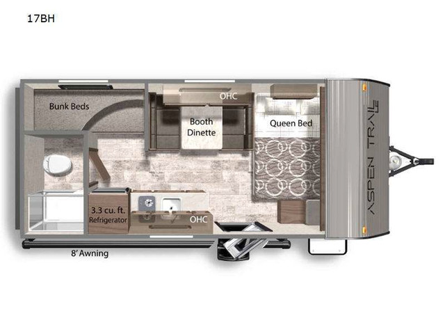 2025 Dutchmen RV Aspen Trail Mini 17BH in Travel Trailers & Campers in Ottawa - Image 3