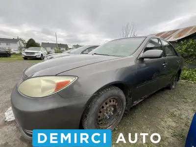 See Dealer Website for Details. 2003 Toyota Camry LE/XLE/SE