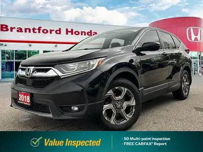 Command the road in this 2018 Honda CR-V EX-L, boasting a sleek Crystal Black Pearl exterior and a s...
