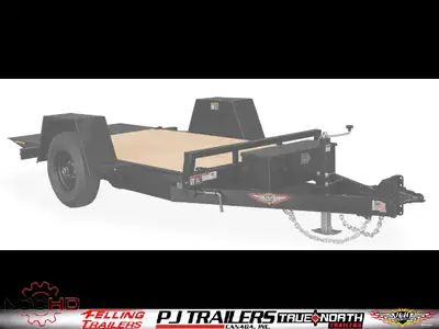 Single Axle Gravity Tilt Equipment Trailer Safely and efficiently load and haul your low-profile equ...