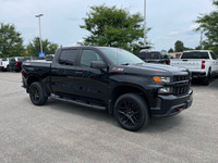 The 2022 Chevrolet Silverado 1500 LTD Custom Trail Boss in an adventurous black finish, powers throu... (image 7)