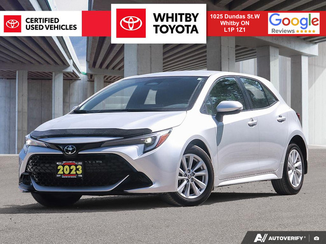 2023 Toyota Corolla Hatchback SE FWD 2.0L / Low Kilometers in Cars & Trucks in Oshawa / Durham Region