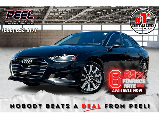 2023 Audi A4 Komfort 45 | Heated Leather | Sunroof | AWD in Cars & Trucks in Mississauga / Peel Region