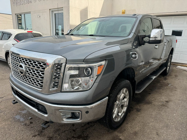 2016 Nissan Titan XD V8 5.6L 4X4 AUTOMATIQUE FULL AC MAGS CUIR C in Cars & Trucks in Laval / North Shore