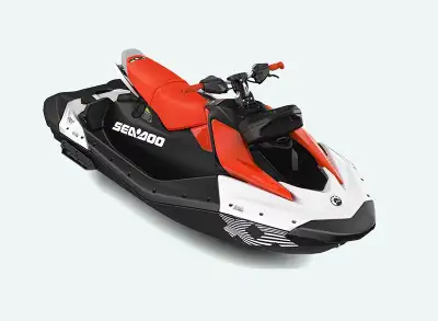 2025 SEA-DOO SPARK TRIXX 3UP PERSONAL WATERCRAFT WITH SOUND STOCK #A104910 90 HP ROTAX ENGINE SPARK...