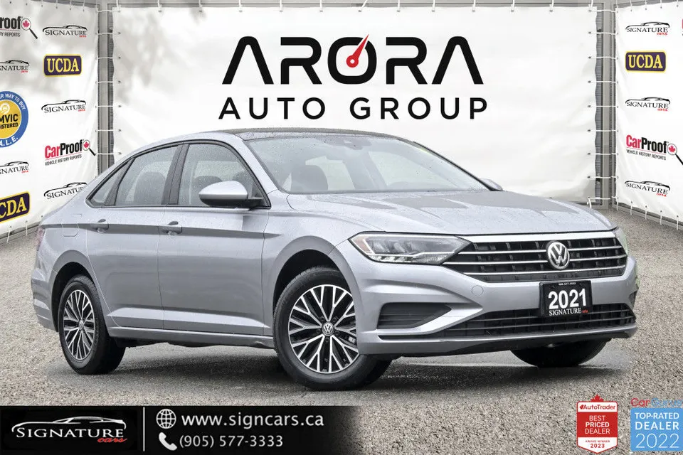 2021 Volkswagen Jetta Highline / NO ACCIDENT / SUNROOF / LEATHER