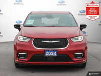 New Price! Odometer is 611 kilometers below market average! Red Hot Pearlcoat 2024 Chrysler Pacifica... (image 7)