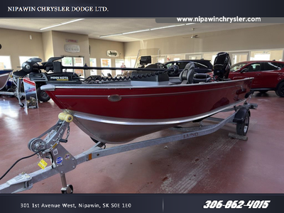 Nipawin Chrysler Dodge SETUP & PDI included. Includes Mercury 40HP motor, Minn Kota Powerdrive Troll...