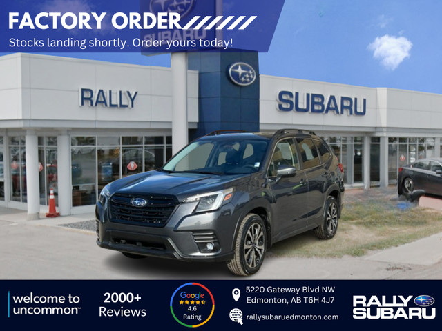 2024 Subaru Forester Limited AVAILABLE TO DRIVE HOME TODAY!!! in Cars & Trucks in Edmonton