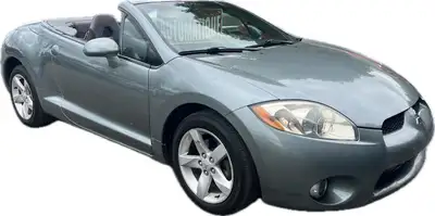 MITSUBISHI ÉCLIPSE SPYDER CONVERTIBLE 2007 +4 CYLINDRES 2.0L + 107000 MILLES AUTOMATIQUE + CLIMATISE...