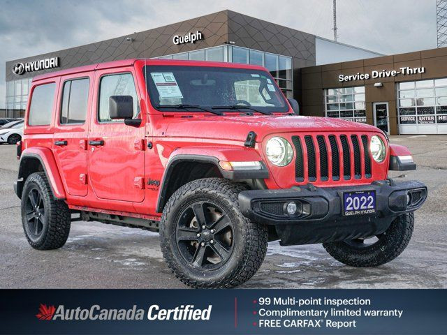 2022 Jeep Wrangler Unlimited Sahara Altitude 4x4 | One Owner! |S in Cars & Trucks in Guelph