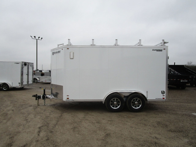 2023 Legend 8 Wide Aluminum Flat Top V-Nose Trailer - 8' x 17'! in Cargo & Utility Trailers in London - Image 2