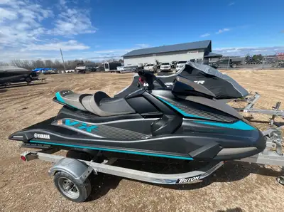 2023 Yamaha Waverunner VX cruiser with audio package and tritoon aluminum trailer. Consignment unit...