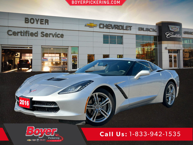 2016 Chevrolet Corvette 1LT PERFORMANCE EXHAUST|CLEAN CARFAX|MUS in Cars & Trucks in City of Toronto