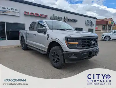 The 2024 Ford F-150 STX SuperCrew offers bold styling, strong performance, and a wealth of advanced...