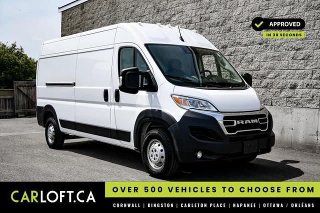 2023 Ram ProMaster Cargo Van 2500 High Roof 159 • REAR CAM in Cars & Trucks in Kingston