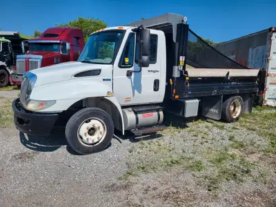 2013 International 4300, with a 2020 Voth 11ft dump box. Maxxforce 7 diesel engine, Allison automati...