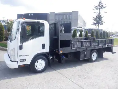 2015 Isuzu NPR 12 Foot Flat Deck 3 Seater Diesel, 5.2L L4 DIESEL engine, 4 cylinder, 2 door, automat...