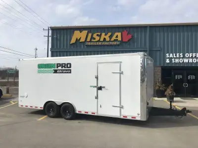 Miska Green Pro Commercial Grade Enclosed Trailers 8.5'x20' Green Pro Enclosed - Starting at $26,157...