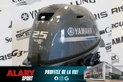 Ce moteur hors-bord YAMAHA F25SMHC 2025 est disponible DÈS MAINTENANT! Contactez-nous au 450-420-270...