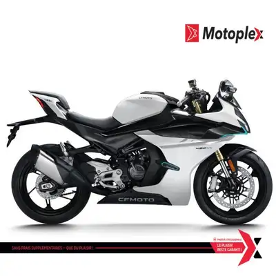 450SS Garantie 5 ans Groupe Motopropulseur. Avec le 450SS CFMOTO fait entrer le modele futuriste dan...