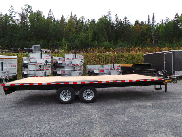 2023 ONE-SIXTEEN 102X20' DECK OVER EQUIPMENT TRAILERS 14000LB  in Cargo & Utility Trailers in Fredericton - Image 3