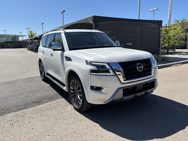 2023 Nissan Armada 4x4 Platinum - DVD SYSTEM / 2ND ROW CAPTAIN C in Cars & Trucks in Calgary - Image 3