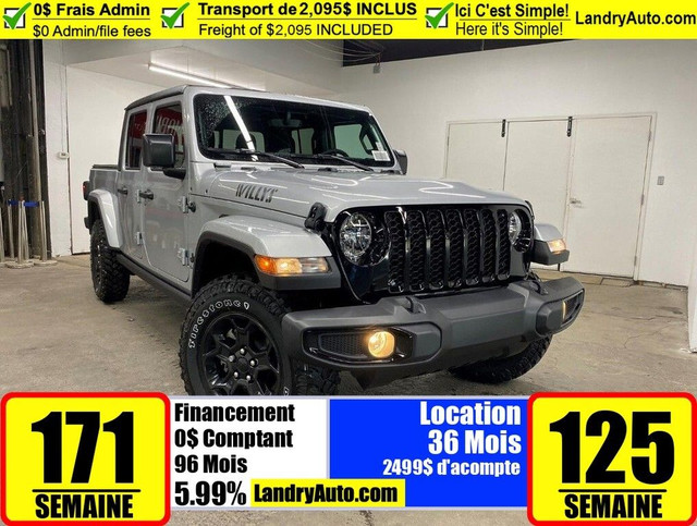 2023 Jeep Gladiator WILLYS in Cars & Trucks in Laval / North Shore