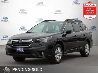 New Price! Odometer is 52007 kilometers below market average! Gray 2020 Subaru Outback Convenience A...