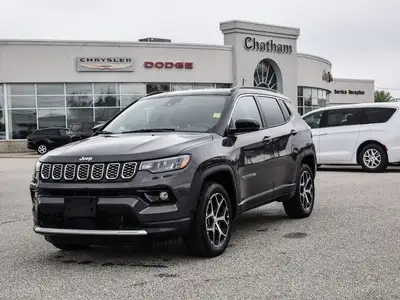 2024 Jeep Compass 4D Sport Utility Limited Baltic Gray Metallic Clearcoat **ONE OWNER**, 4WD, 4G LTE...