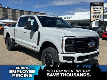 2025 Ford F-350 PLATINUM w/TREMOR PKG, MAX RECL., PRO PWR & MNRF in Cars & Trucks in Edmonton