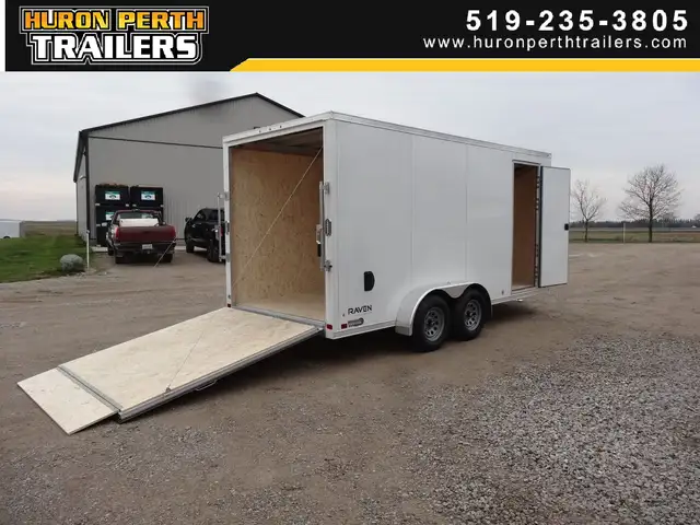 2022 ATC Raven 7x16+2 Enclosed Aluminum Trailer in Cargo & Utility Trailers in Grand Bend - Image 5