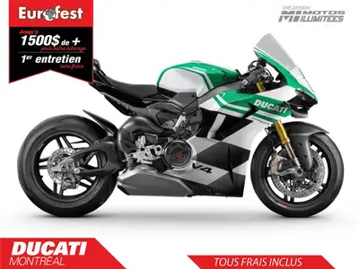 DUCATI Panigale V4 Tricolore 2025La Panigale V4 Tricolore est basée sur la nouvelle Panigale V4 la s...