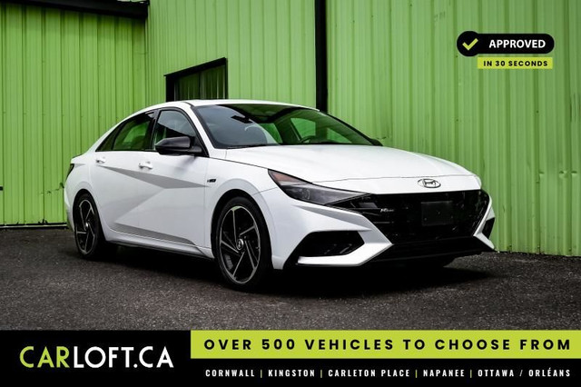 2022 Hyundai Elantra N Line • SUNROOF • HEATED SEATS • CP/AA in Cars & Trucks in Kingston