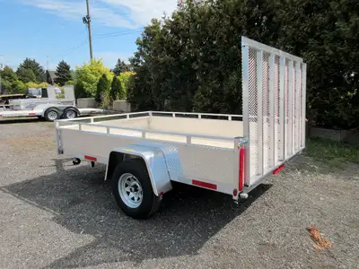 Miska 6'x12' Silver Bullet Aluminum Utility Trailer Made in Canada - Ready to Roll, starting at just...