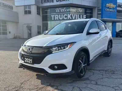 Elevate your driving experience with the striking White Honda HR-V Sport, featuring an All-Wheel Dri...