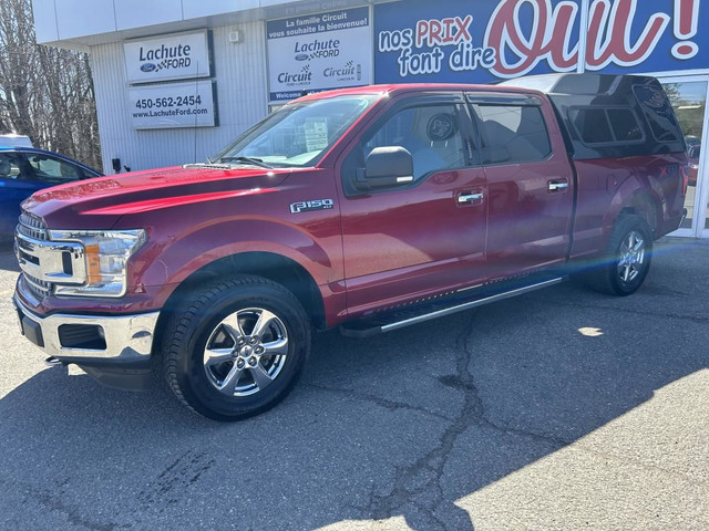 F-150 XLT SUPER CREW 4X4, V8 5.0L, BOITE 6 1/2, BOITE DE FIBRE,  in Cars & Trucks in Laurentides