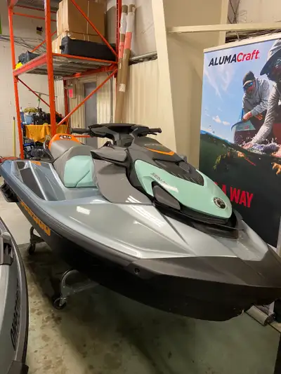 2024 Sea-Doo GTI SE 130 – Ice Metal & Neon Mint BRAND NEW Key Details: Engine: Rotax® 1630 ACE™ – 13...